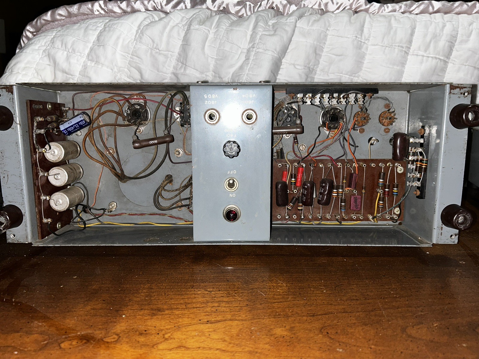 Rare 2x Ampex 6516 Tube Amplifier Pair 6516r2 6530 6531 807 6sn7 5u4g 5879 Nice