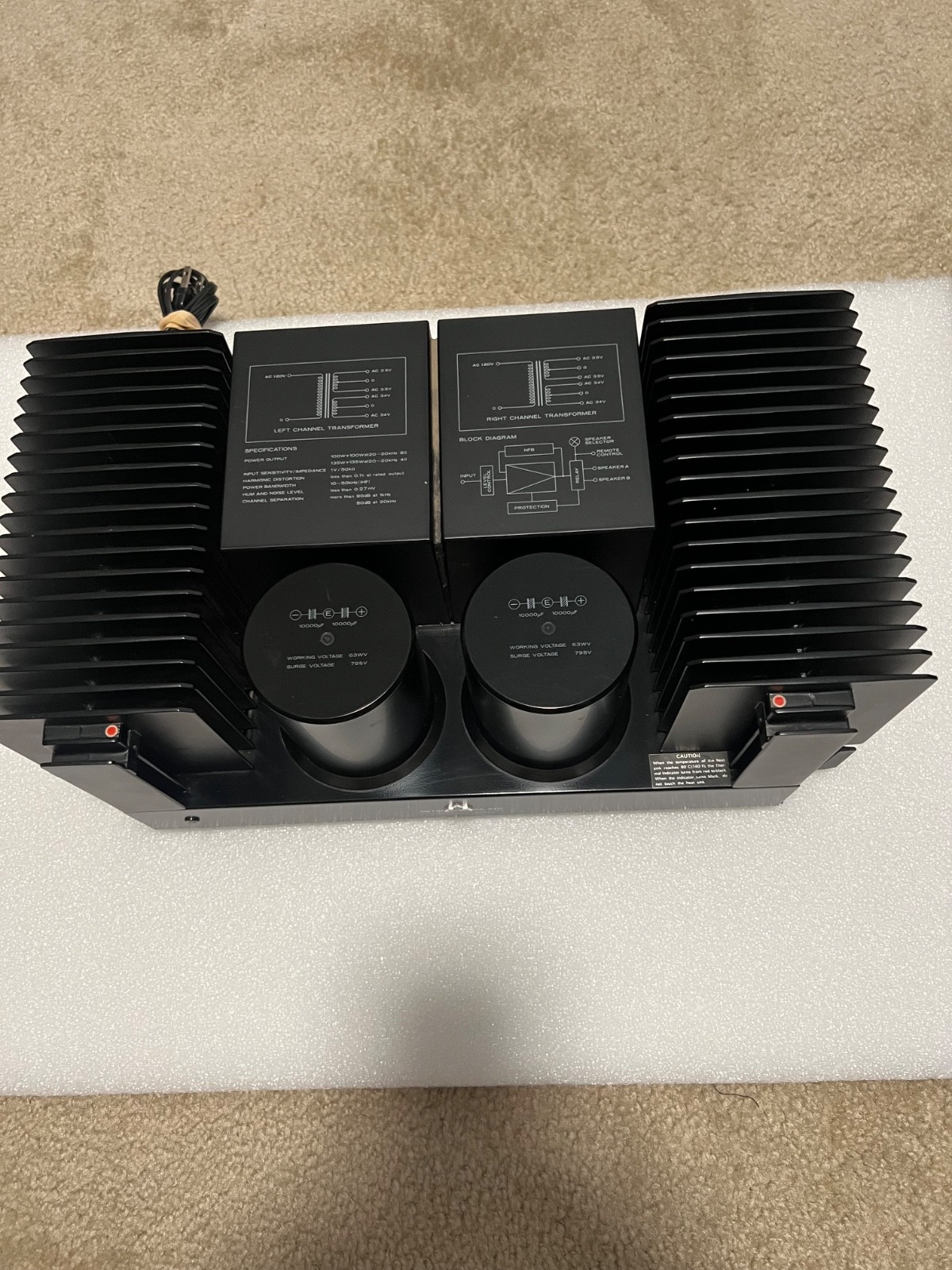 Mitsubishi DA-A10 Vintage Stereo Power Amplifier…Must See