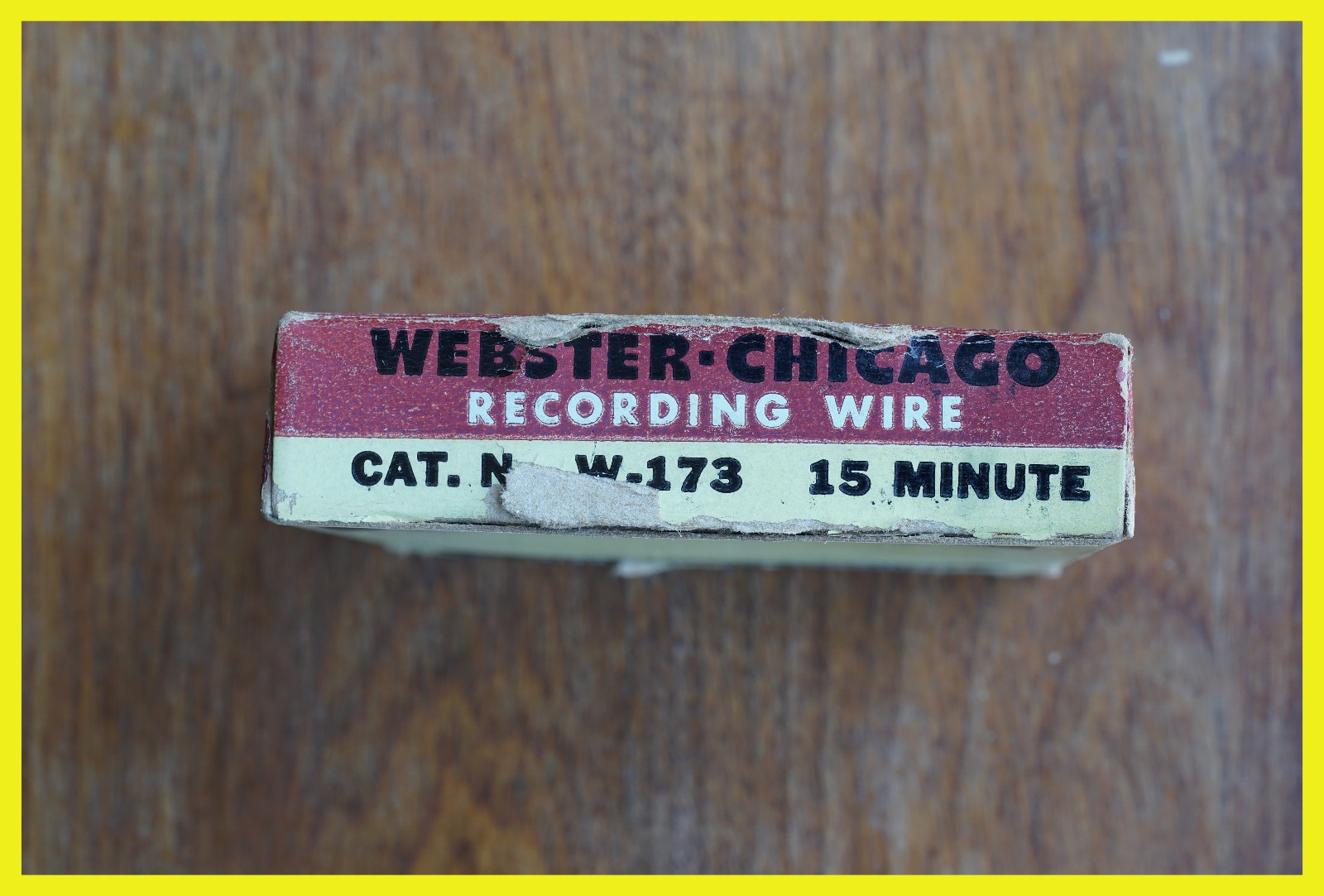 Webster-Chicago 15 minute Wire Recorder Wire
