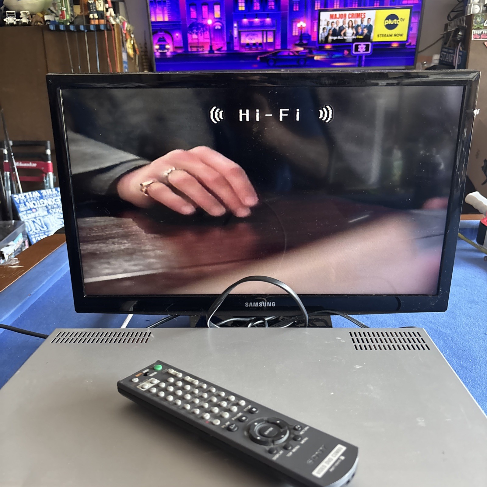 Sony SLV-D300P DVD/VCR Combo Player w/working Remote DVD Won’t Read VHS Works
