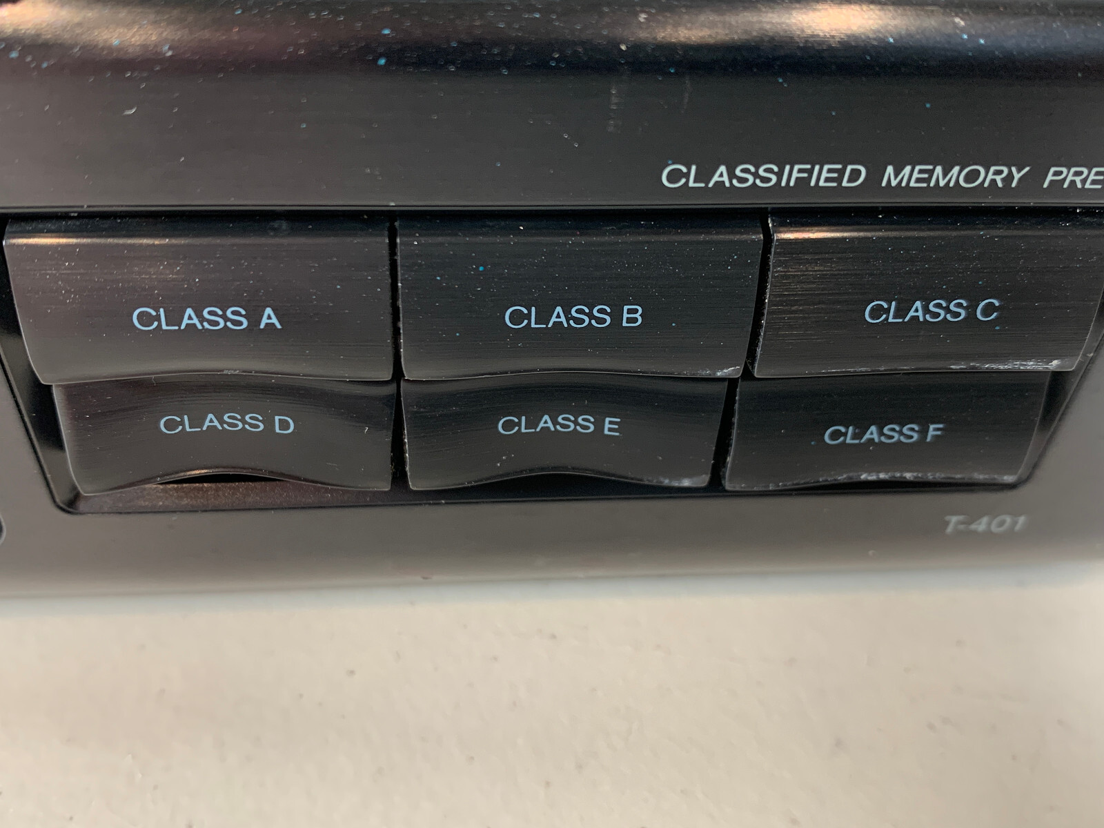 READ Warp Buttons Tested WORKS Onkyo T-401 Quartz Synthesized FM Stereo AM Tuner