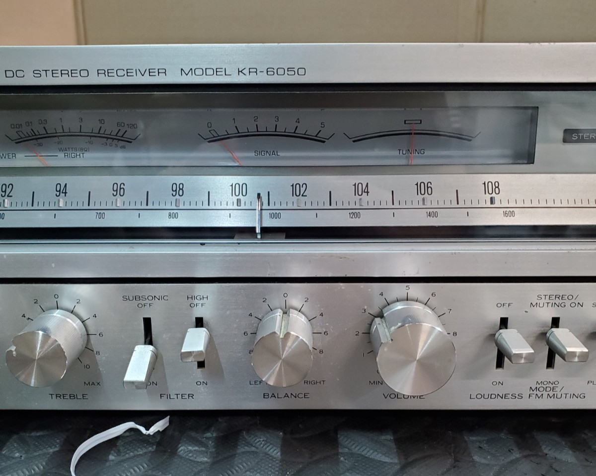 Kenwood High Speed DC Stereo Receiver KR-6050