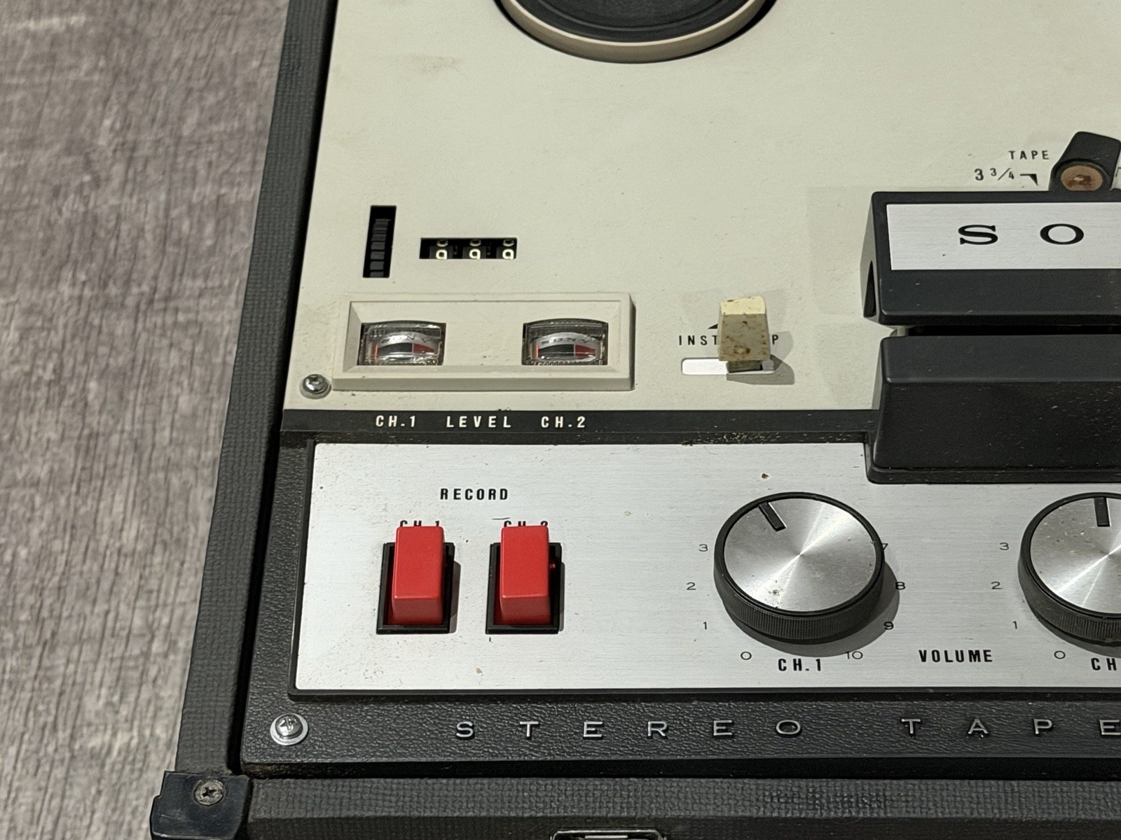 RARE VINTAGE Sony TC-200 Reel-To-Reel Tape Recorder-TESTED