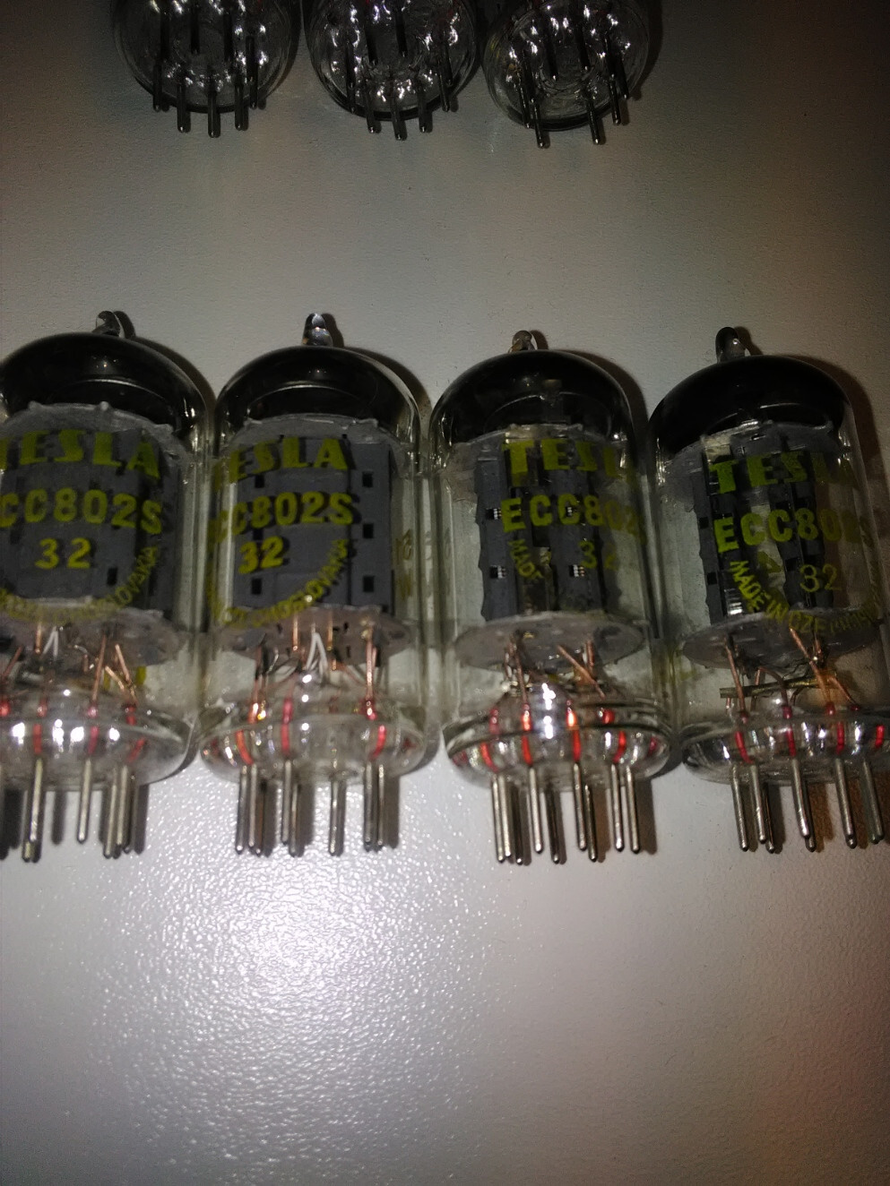 2x TESLA ECC802S (=E82CC CV4003) ,new Matched/Balanced Pair!