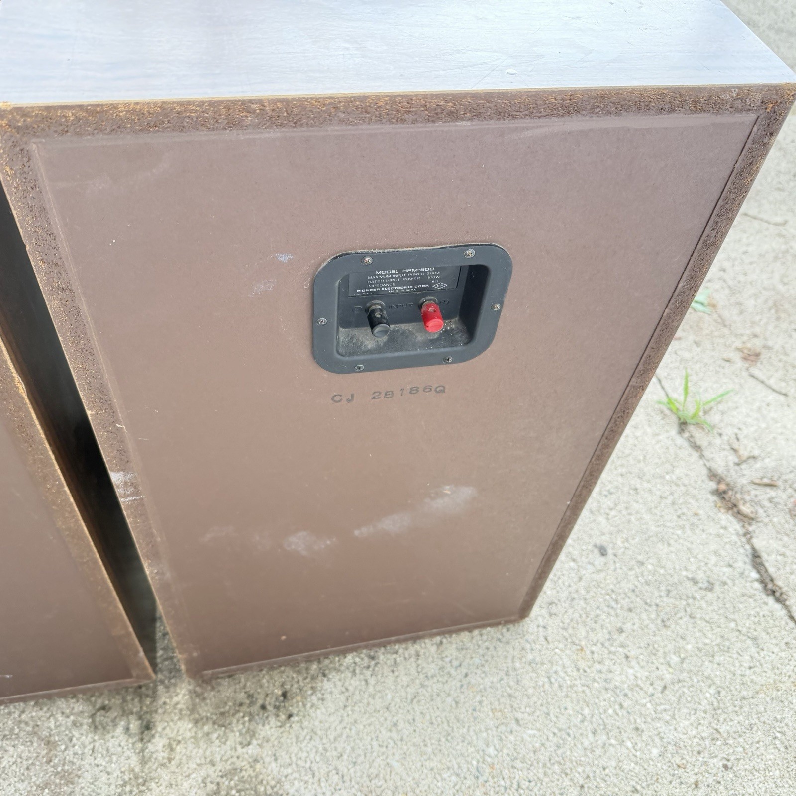 Vintage Pioneer HPM-900 Floor Speakers w/ Original Grill Covers Tested Working