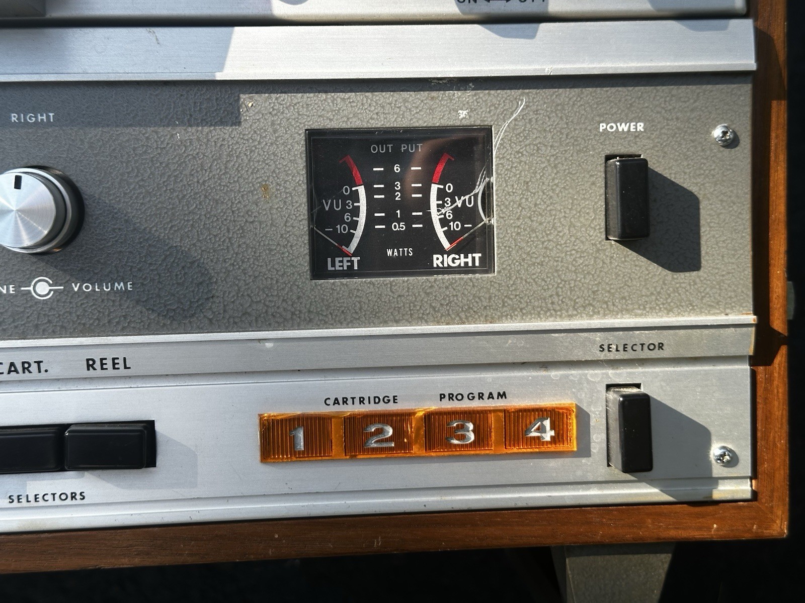 Akai X-1800SD Cross Field Reel to Reel 8-Track Recorder Parts Repair Untested