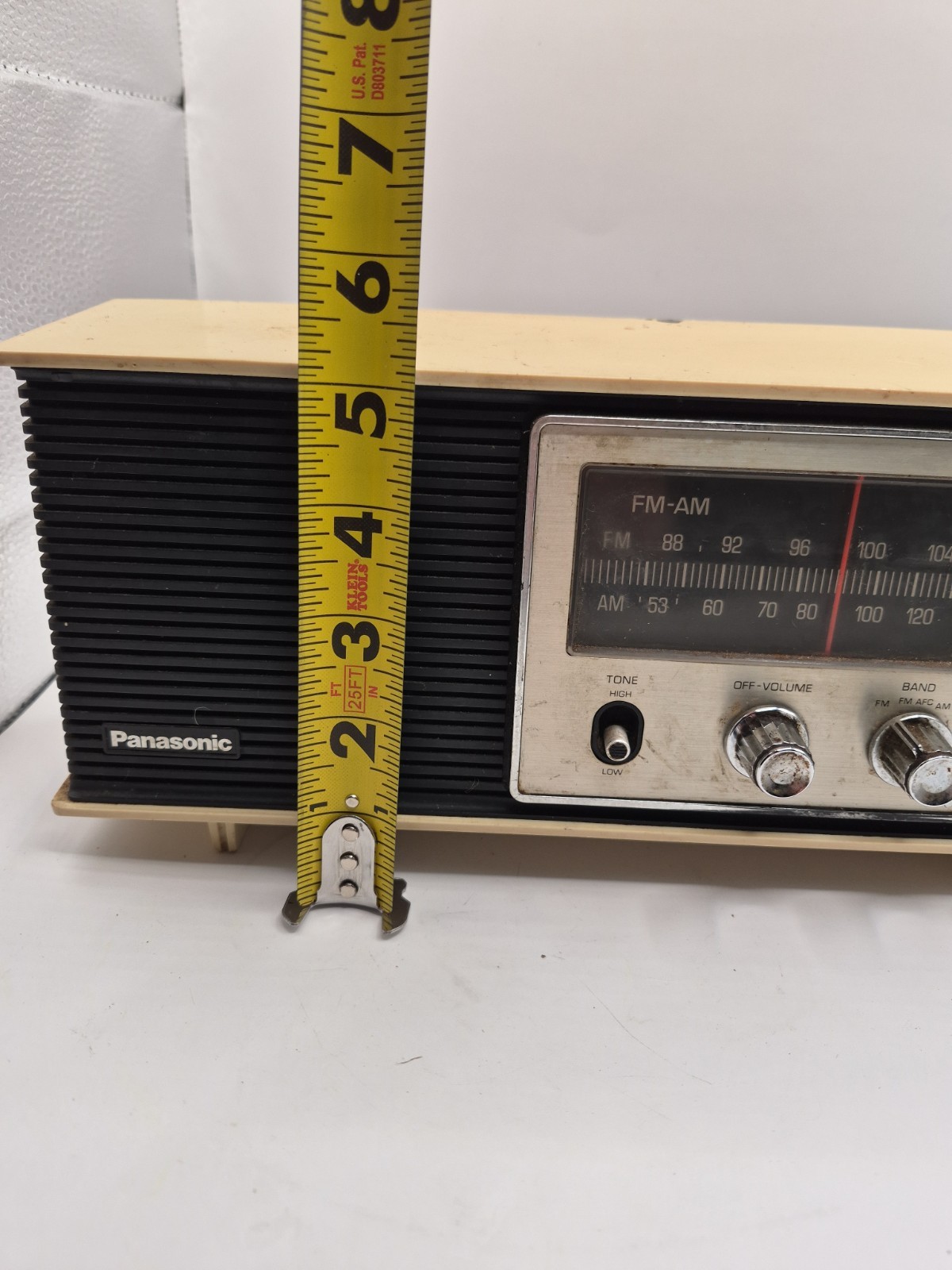 Vintage Panasonic RE-6283 FM AM Radio Tabletop Tested Works