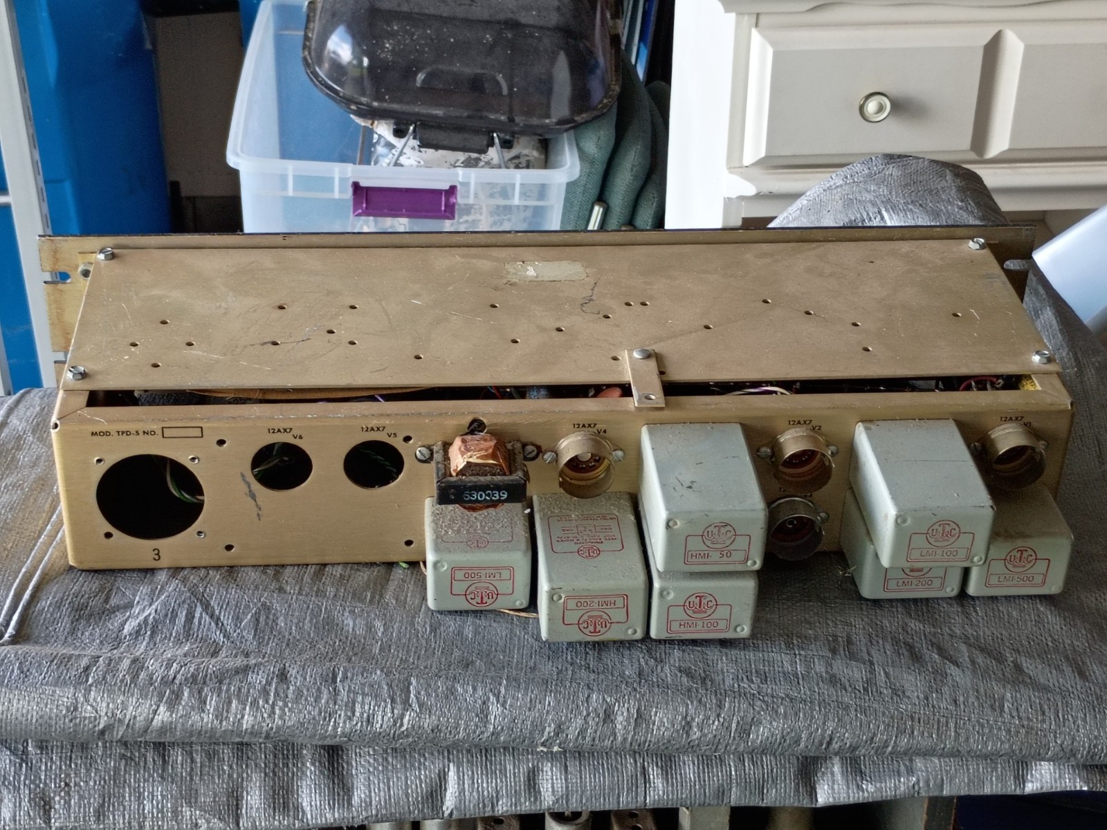 Vintage Electronics Panel Box TPD-5 (unbranded)