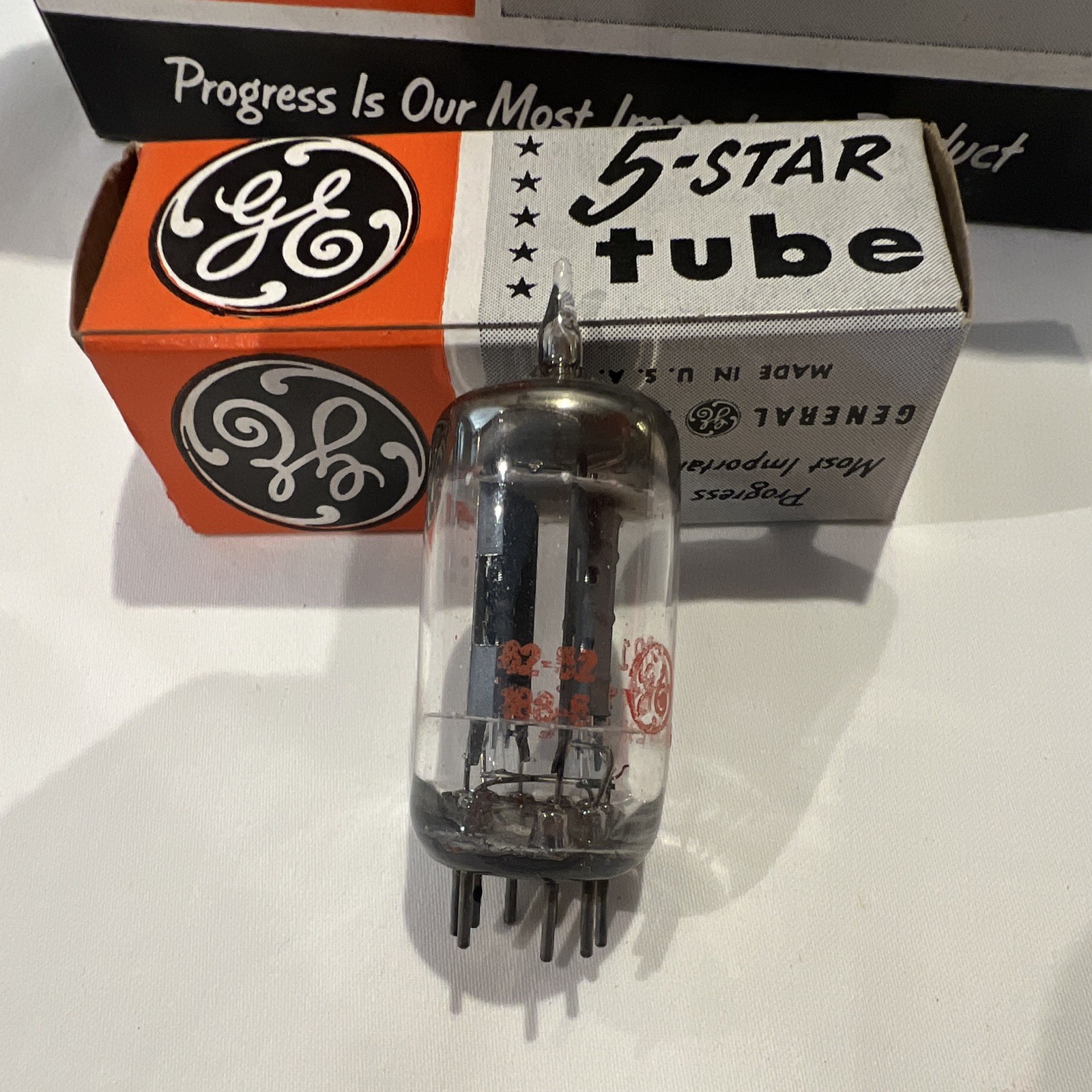 NOS GE 5 Star 6211 Electron Tube Vacuum Tube New in Box Model 6211 Lot of 5