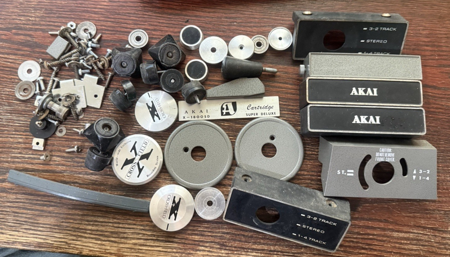 MASSIVE Lot of parts for Akai Crossfield reel to reel players see pics.