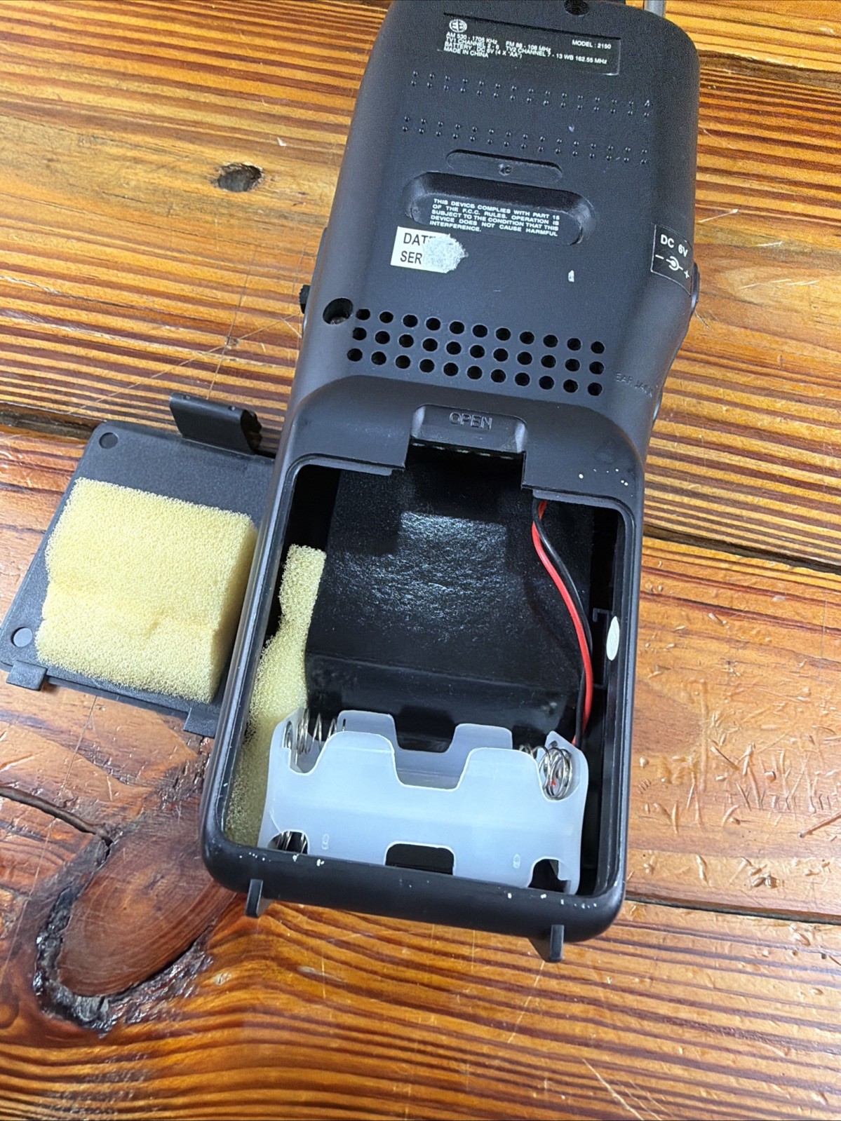 ELECTRO BRAND Multi Band Radio Model 2150 AM/FM/TV1/TV2/Weather Band TESTED!