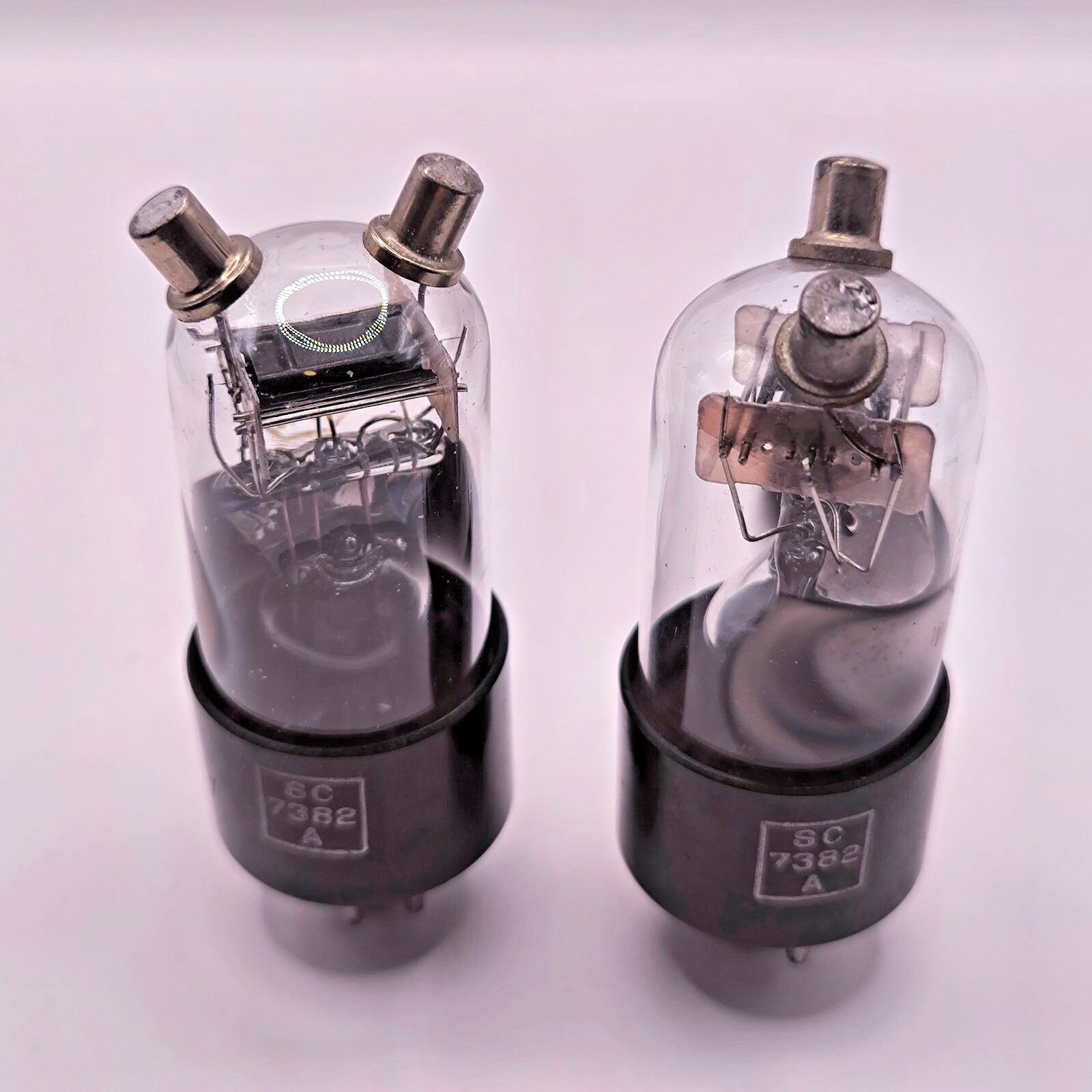 Hytron E1148 VT232 VT-232 CV6 DET20 , matched pair, side mica, early model