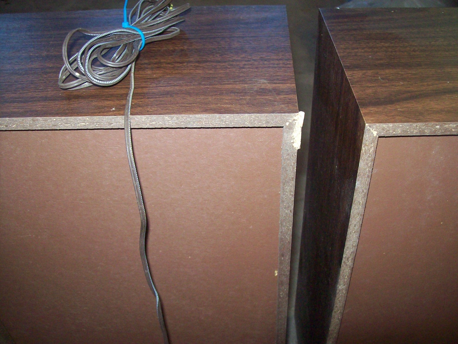 Vintage 1970s Zenith Allegro 2000 Floor Speaker Pair Wood Grain TESTED WORKING