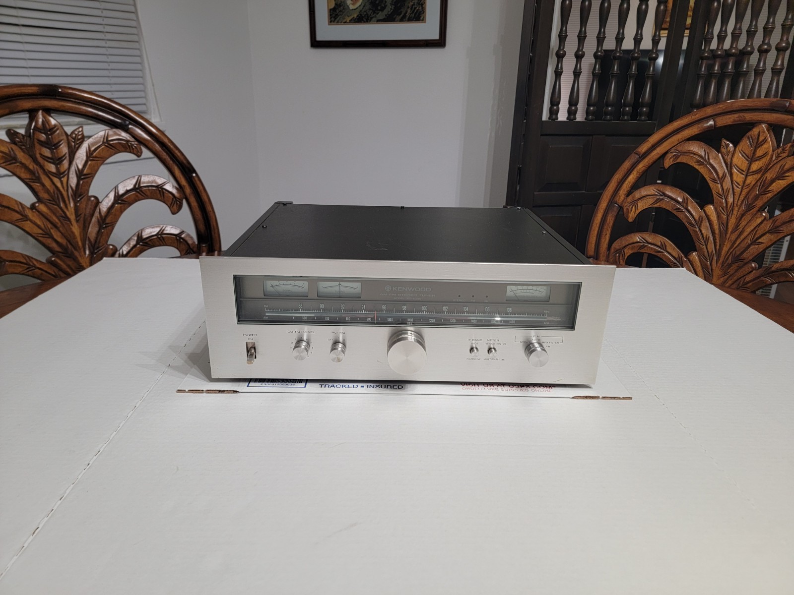 KENWOOD KT-8300 AM/FM Stereo Tuner ** TESTED **