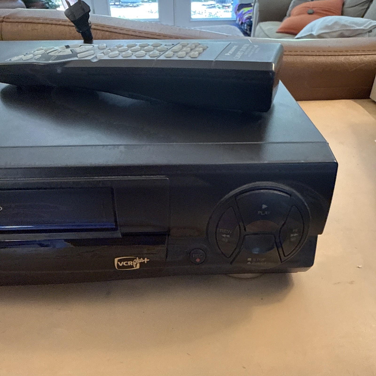 Panasonic VCR Plus PV-966H Blue Line 4 Head Hi-Fi Stereo Omnivision w/ Remote