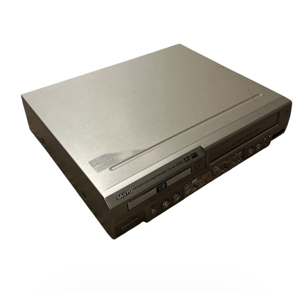 Sanyo DVW-5000 DVD VCR Combo 4 Head Hi-Fi Tested With OEM Remote. Clean Unit.