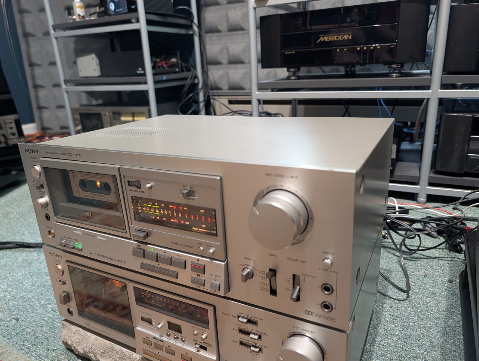 Sony TC K 77R Restored to Original Condition with Remote! Fully Tested