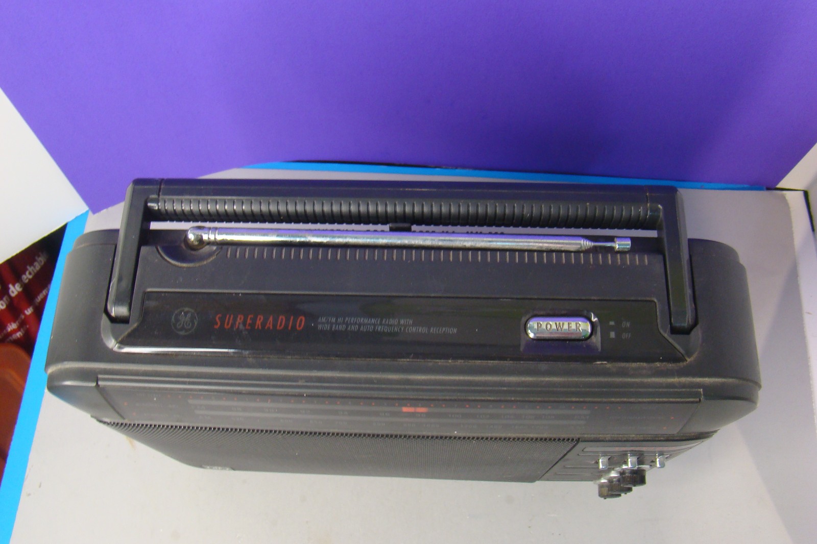 Vintage GE Super Radio Model 7-2887A FM/AM Wide Band Radio Tested WORKING