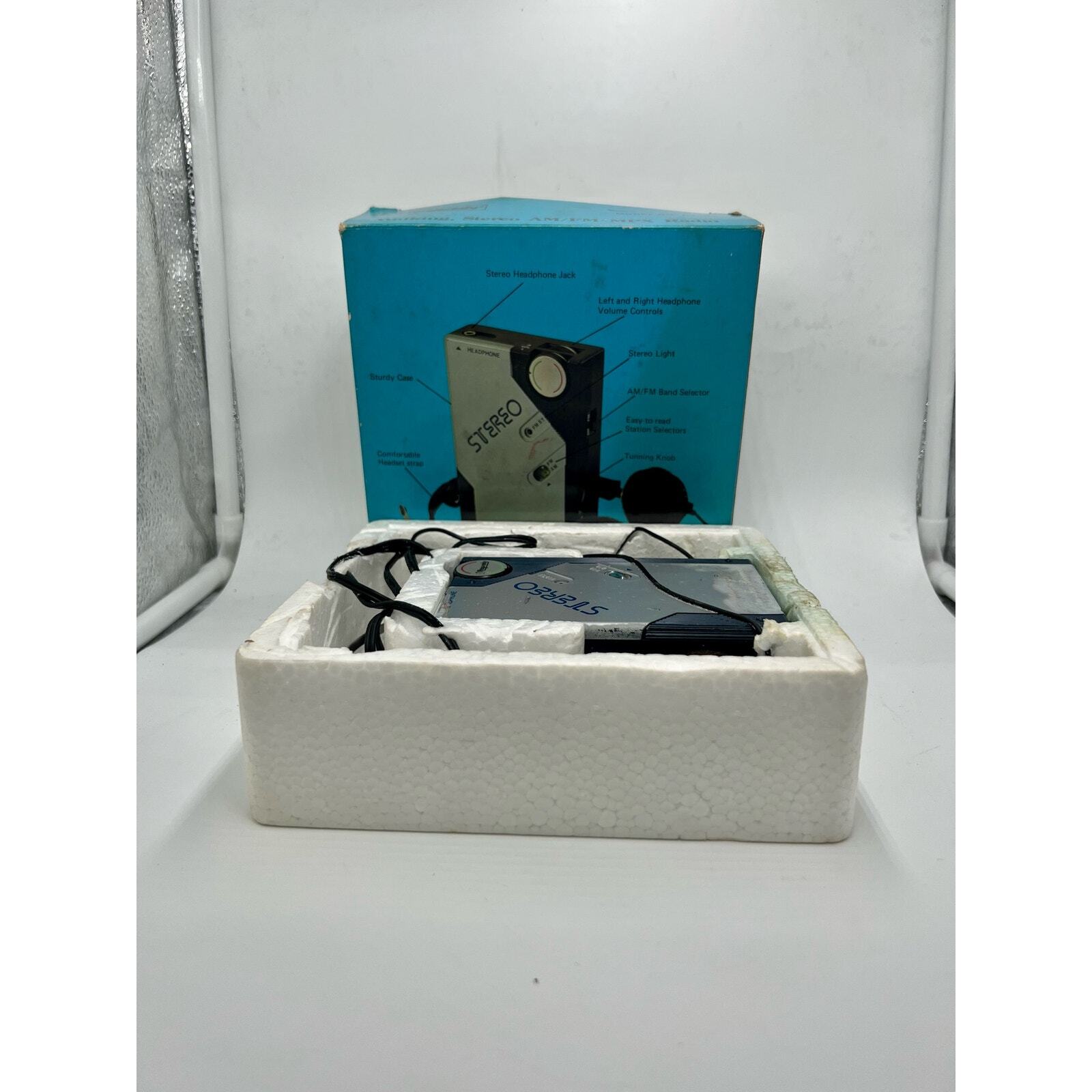Vintage AI Rhapsody Walking Stereo AM/FM MPX Radio Silver Walkman