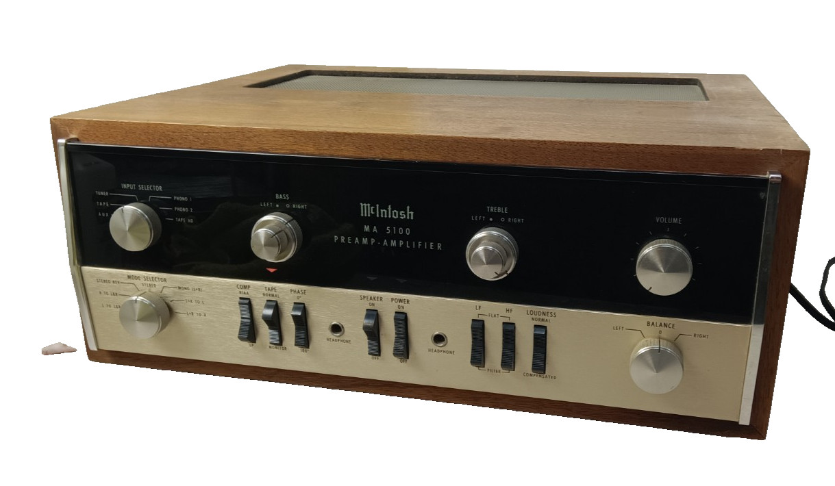 Vintage McIntosh MA-5100 Preamp Amplifier | Tested
