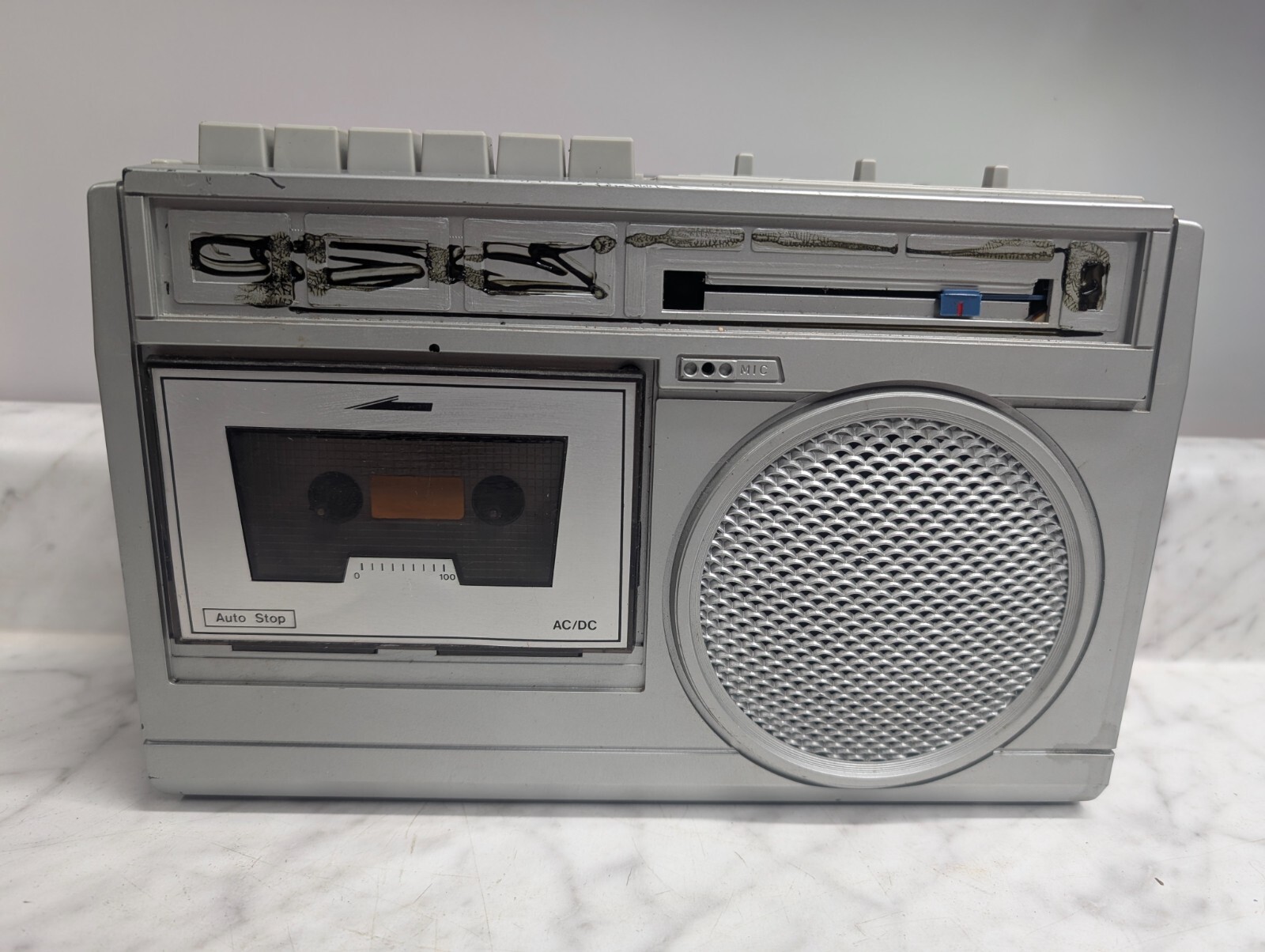 Stewart AM/FM Cassette Tape Deck Radio ST-1061 ~FOR PARTS/REPAIR