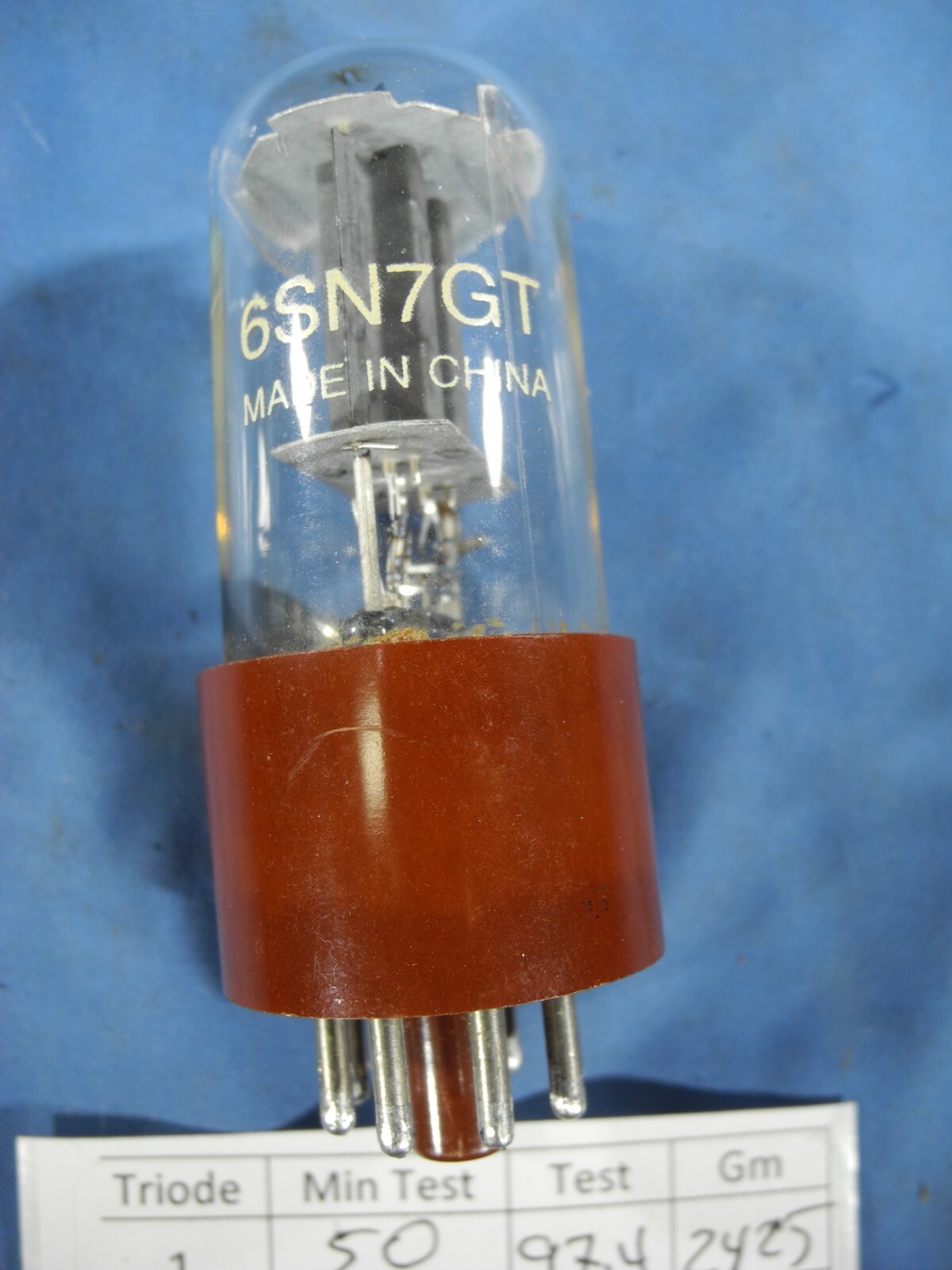 6SN7GT Vacuum Tube Replace 6SN7 CV181 6N8P CHINA STRONG!  (TESTED W/ TV-7D/U)