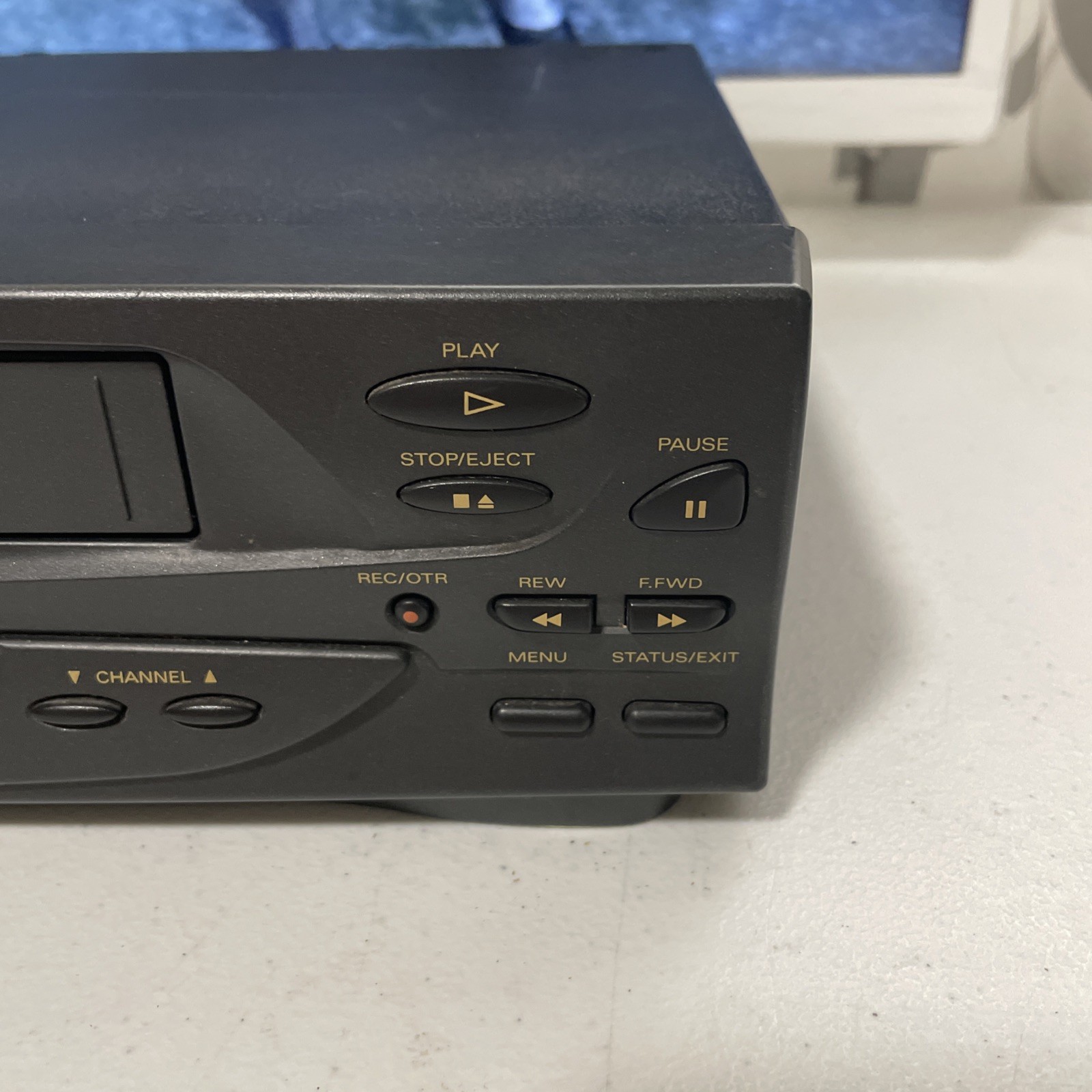 SEE⭐️VIDEO Philips Magnavox VCR VHS/HQ Tape Recorder VR201BMG21 Tested/Works