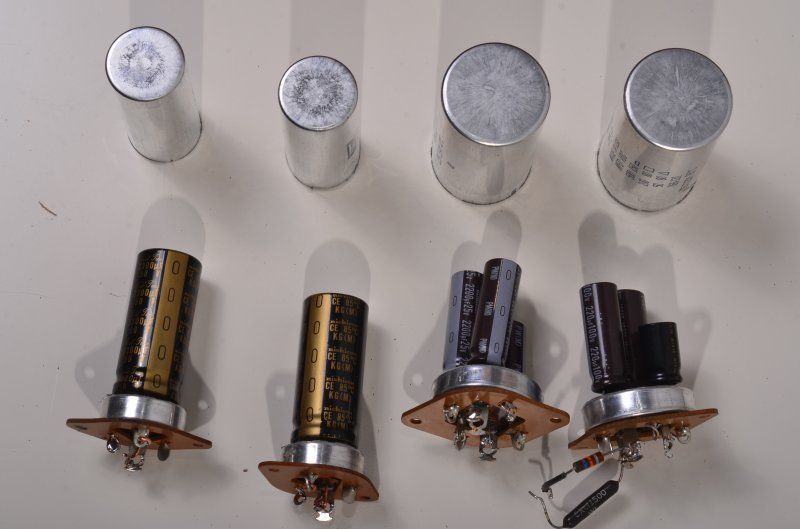 McIntosh MAC1700 receiver rebuild restoration Capacitor upgrade kit repair