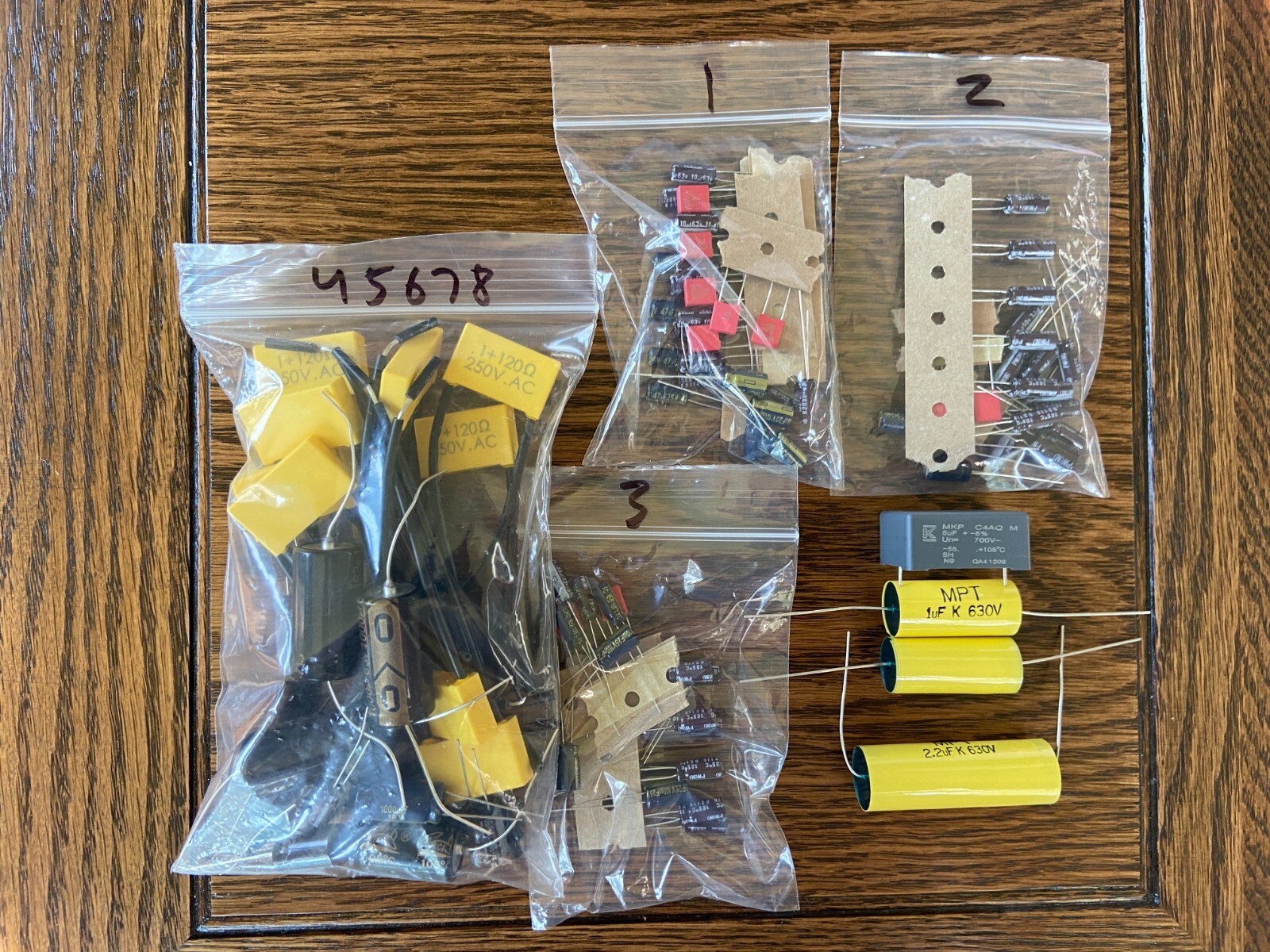 Teac A-2300S A-3300S Recap & Rebuild Kit High-Quality Reel-to-Reel Capacitor Set