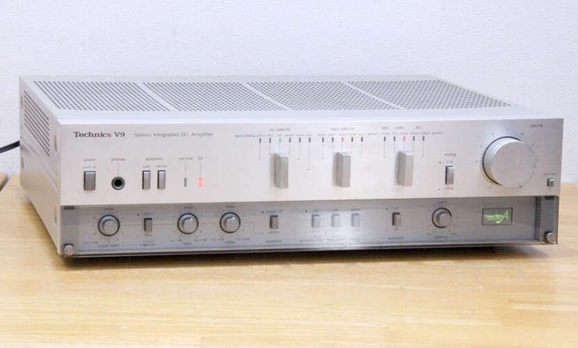 Technics SU-V9 Integrated Stereo Amplifier Tested Sound Output Confirmed Japan