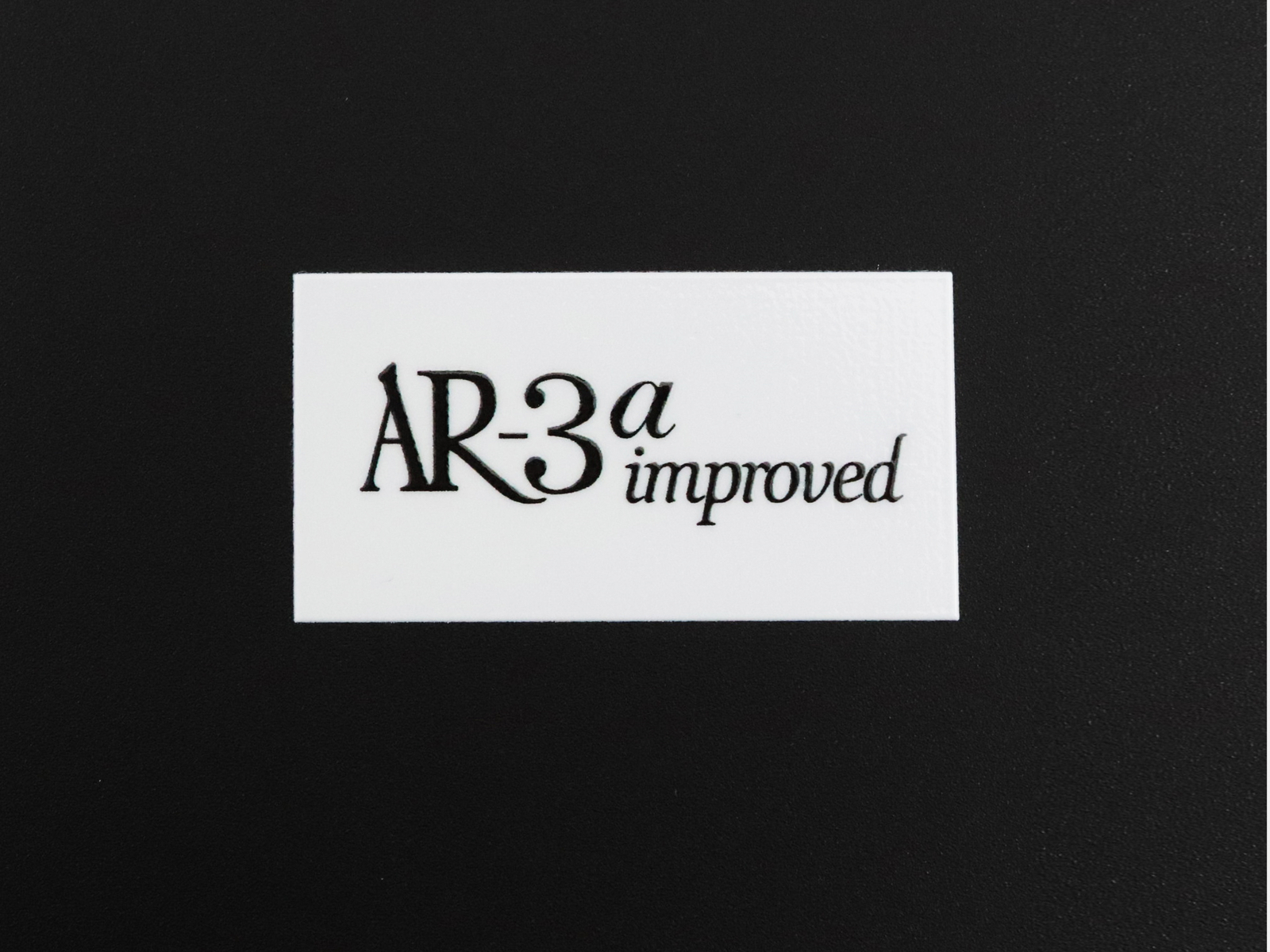 AR-3a improved logo badge Sticker Decal DIY waterproof 50mm(1.96″)X26.5mm(1.04″)