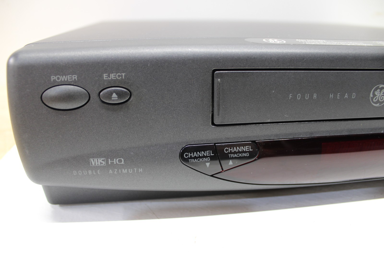 GE VG4058 4 Head VCR VHS Player Recorder with Remote – For Parts or Repair