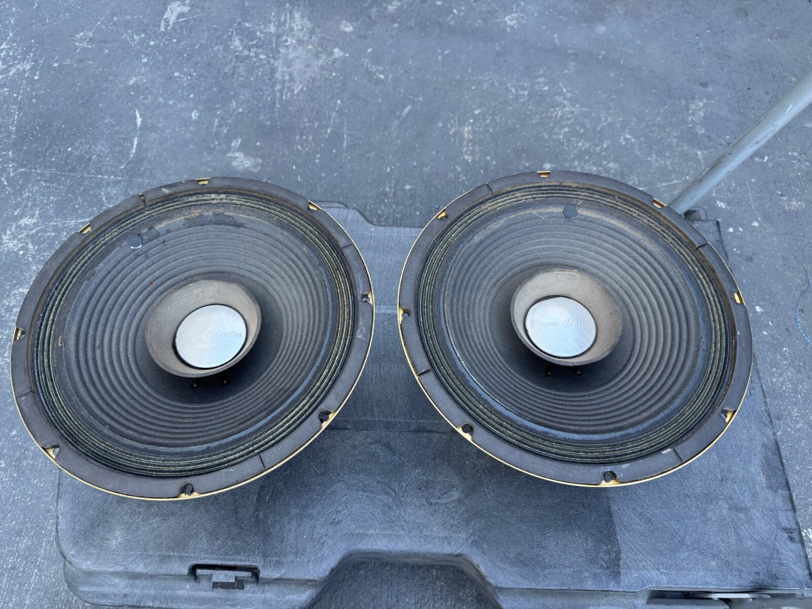 Pair altec Rogers Charles Signature 12” alnico full range speakers