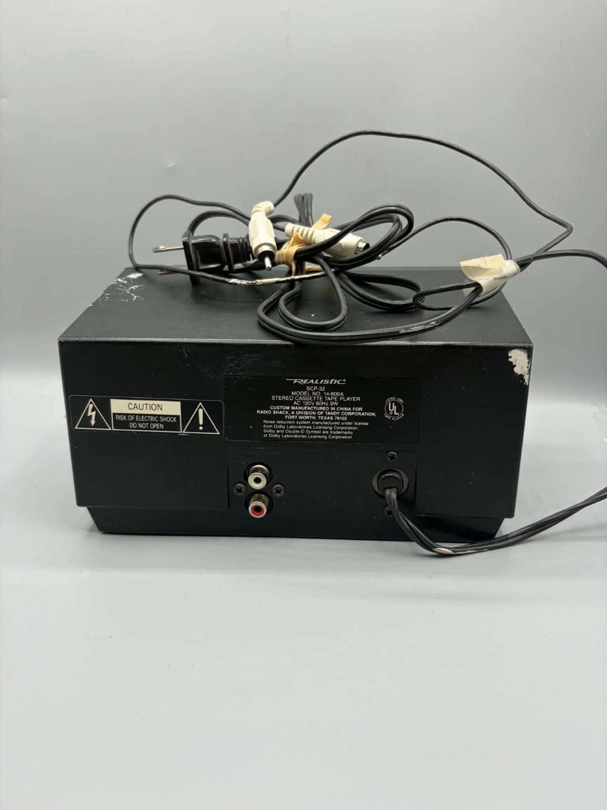 Vintage Realistic SCP-32 Stereo Cassette Tape Player