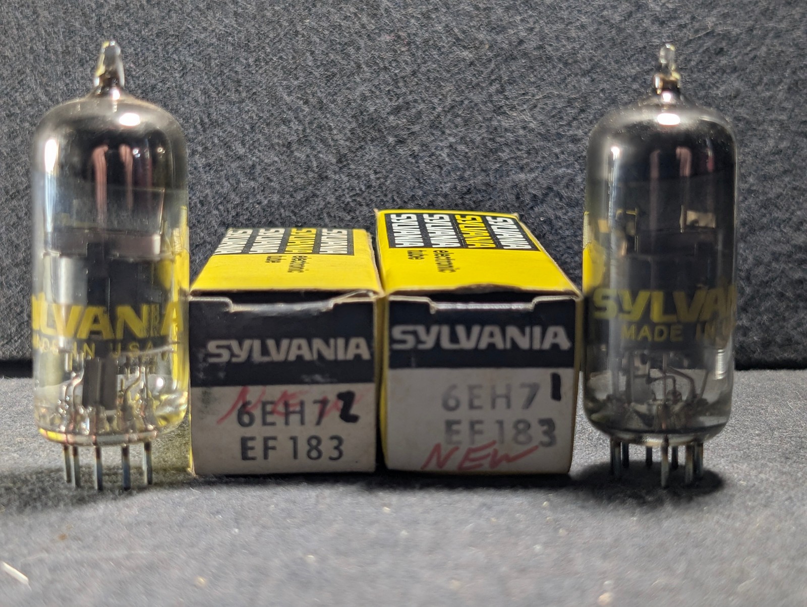 2 X 6EH7 Sylvania – New Old Stock – In Original Box – Ships USPS