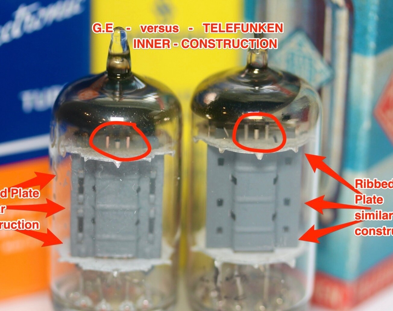 NOS GE 5-STAR ***** 6211 (Sub for ECC802S) MATCHED-PAIR D-GETTER TUBES 100% 1962