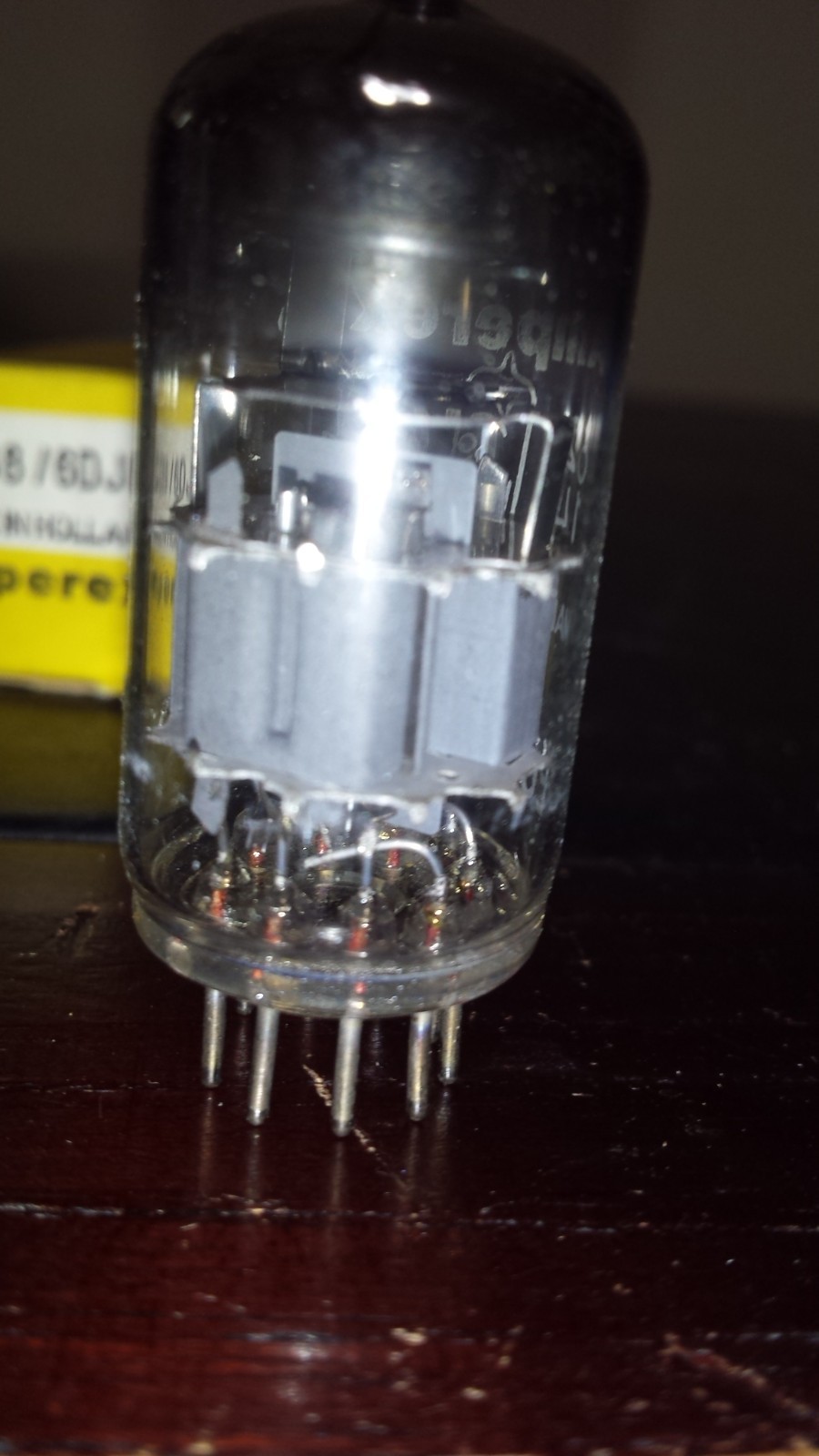 ⭐️⭐️NOS NIB Amperex ECC88/6DJ8 Bugle Boy O-Getter Heerlen Holland Tube TV7 Test