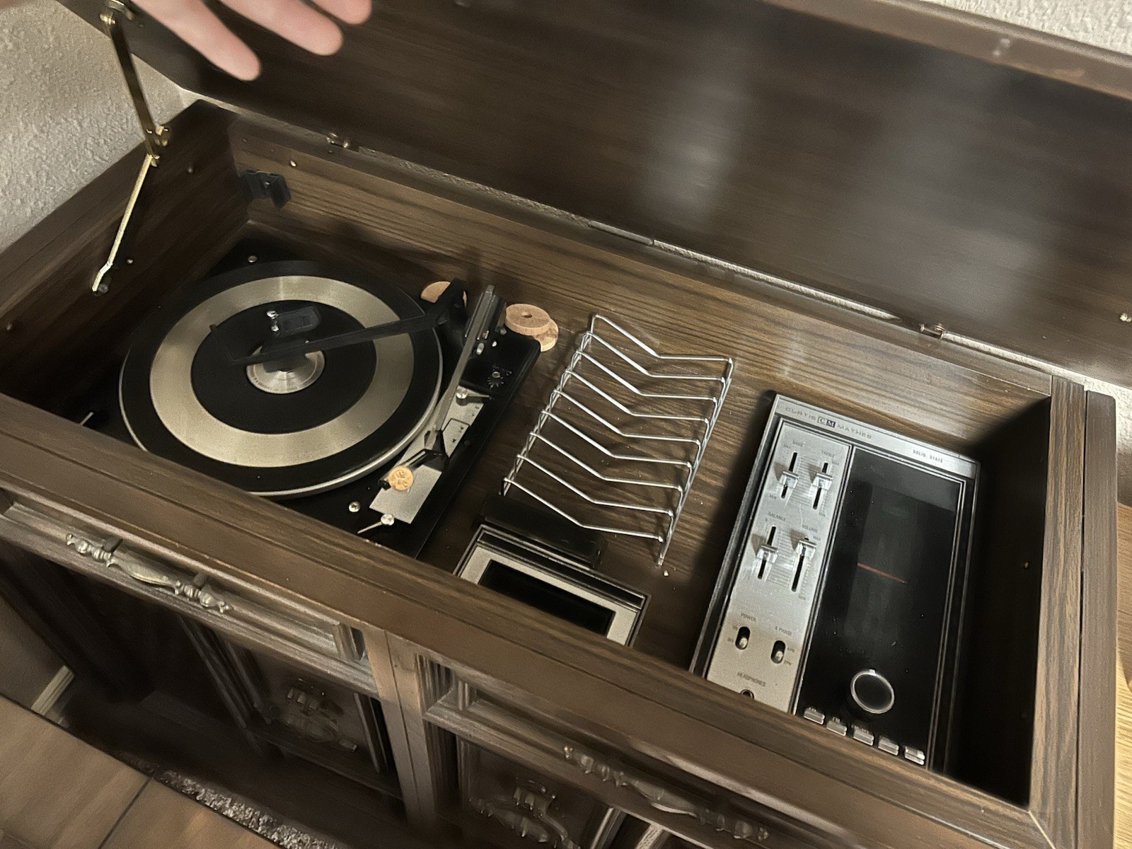 Curtis Mathes Record Cabinet With 8-track Player