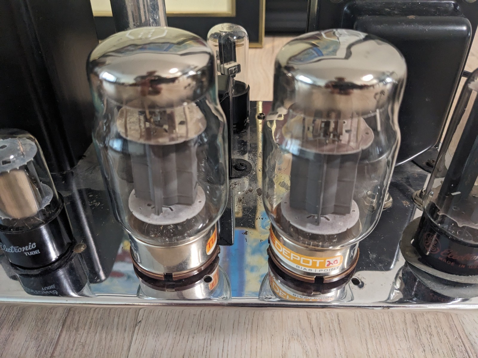 Radio Craftsmen C550 Williamson Mono Tube Power Amplifier KT66 Works Looks Great