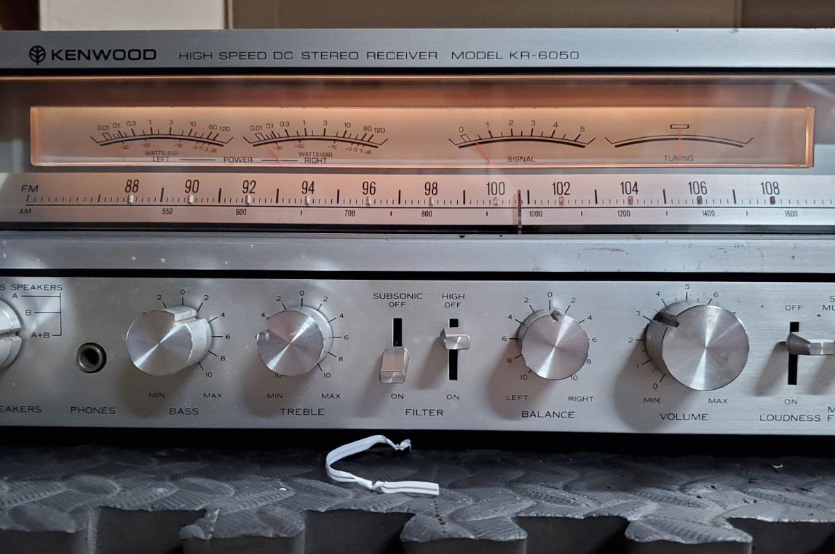 Kenwood High Speed DC Stereo Receiver KR-6050