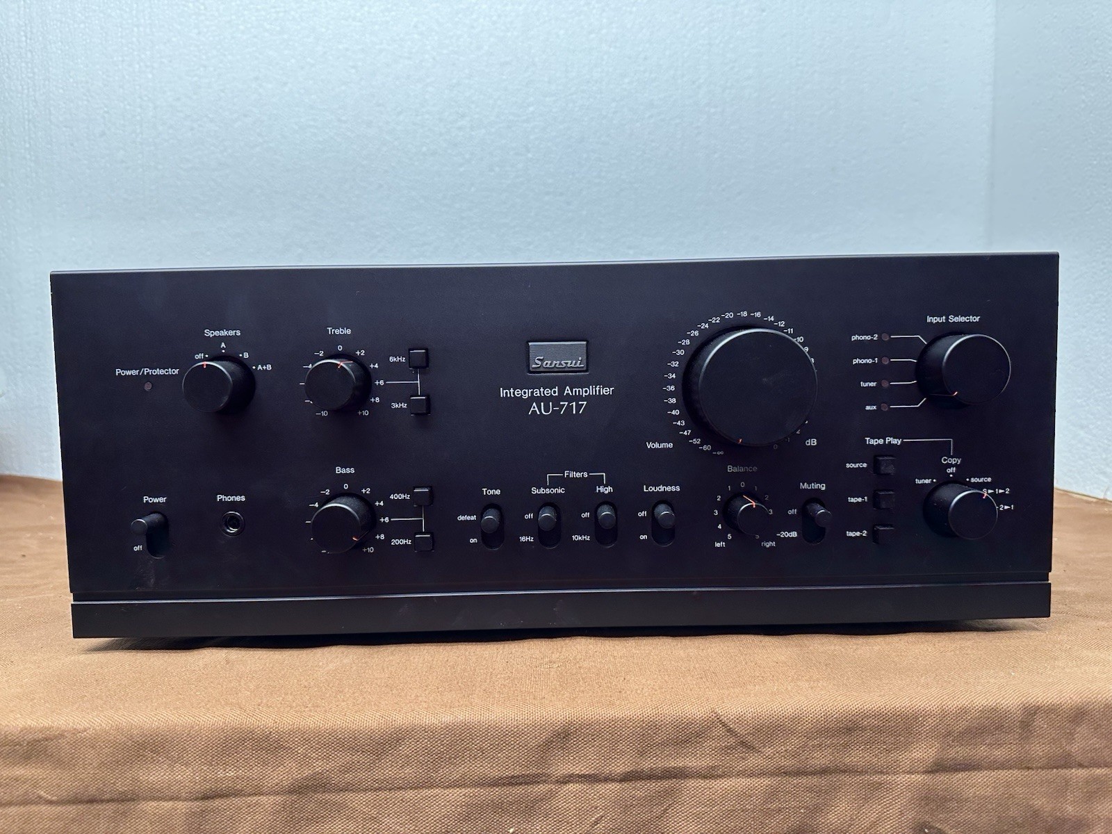 sansui au-717 integrated amplifier/ Box All Original
