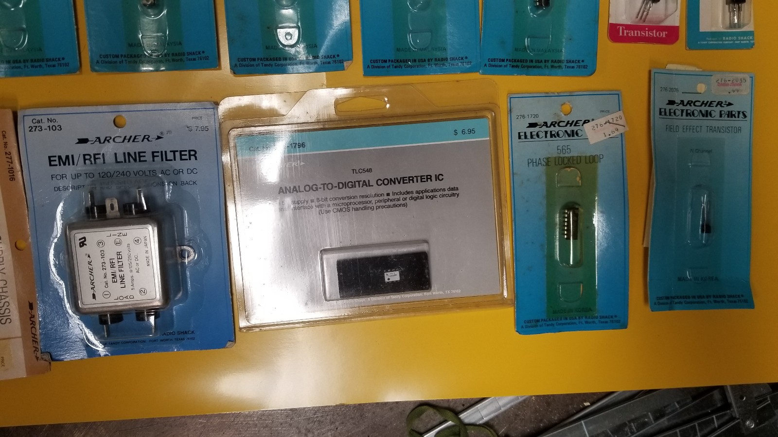 Radio Shack NOS Archer Electronics Vintage Electronic Parts Large Lot