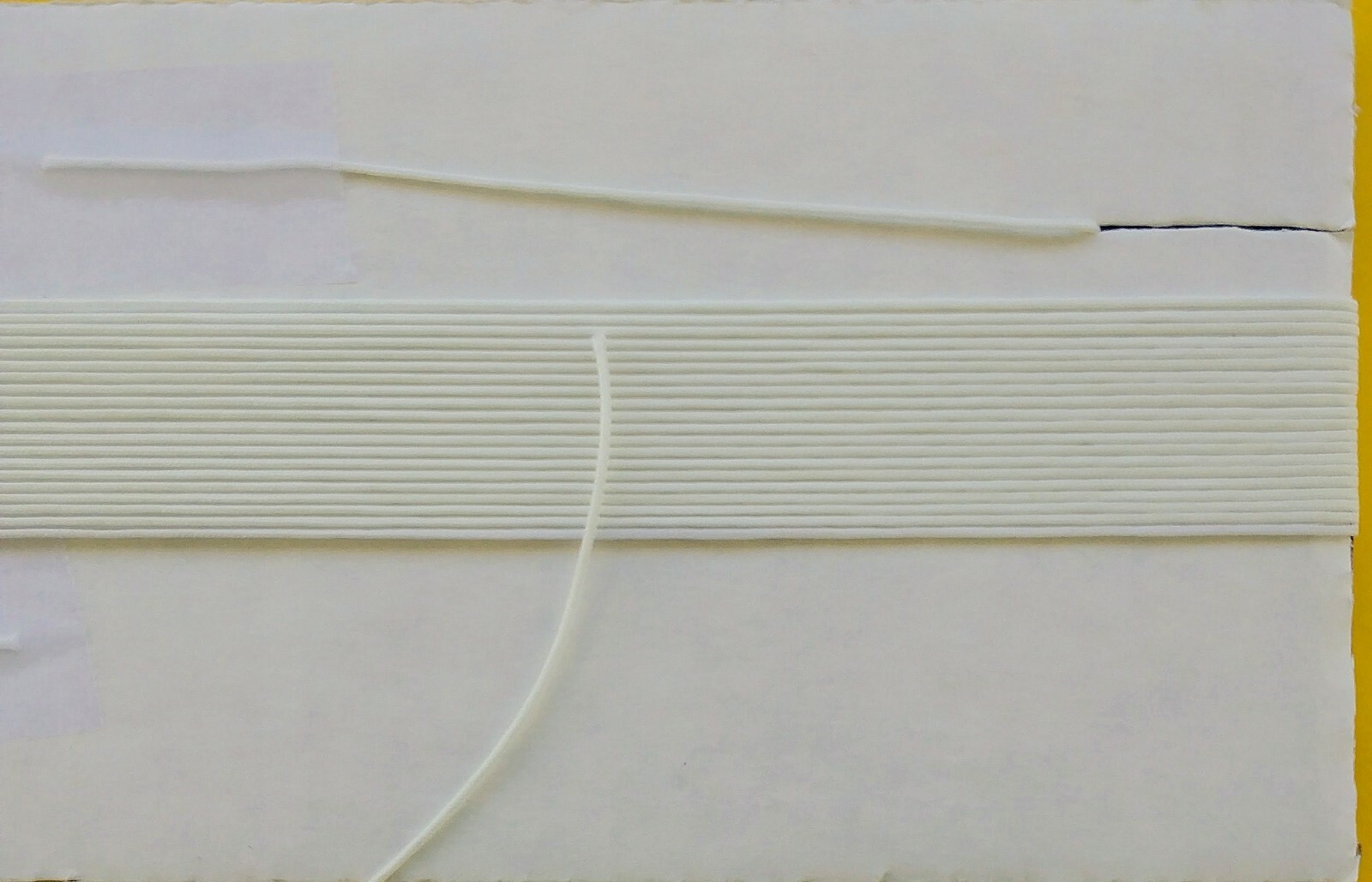 25-Ft Braided Dial String Vintage Radios Clock Weight Cord 0.032″ (0.8mm) White