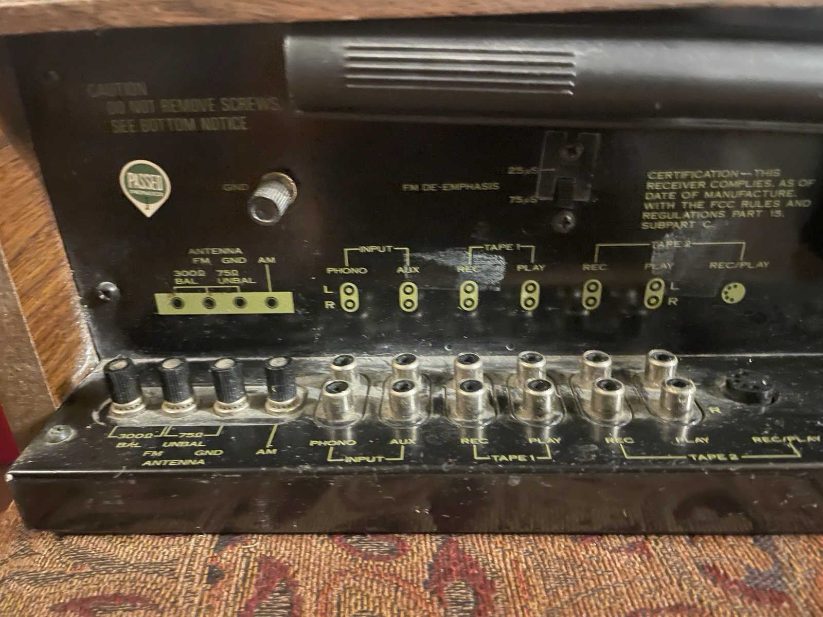 Panasonic RS-296US Automatic Reverse Cassette Player Carousel Tested Watch Video