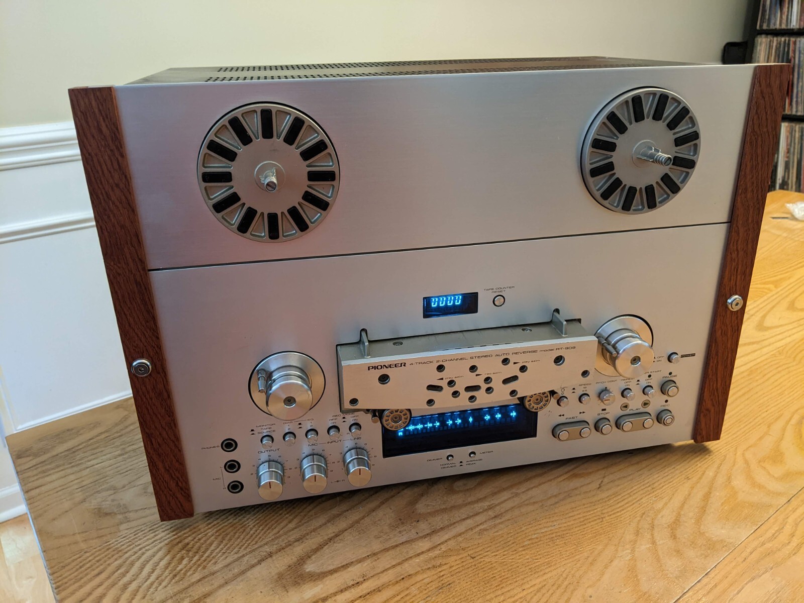 Side Rails for Pioneer RT-909 Solid Mahogany, Beautiful, RT-901, Cheeks