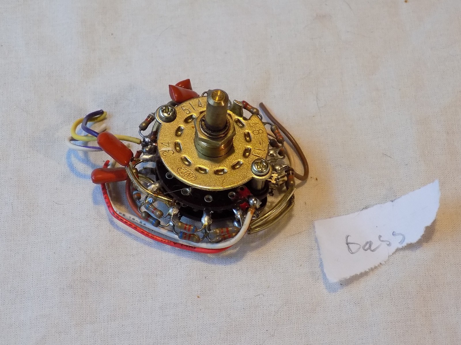 Sony TA-1130 Integrated Amplifier Bass switch control part# 1-514-648