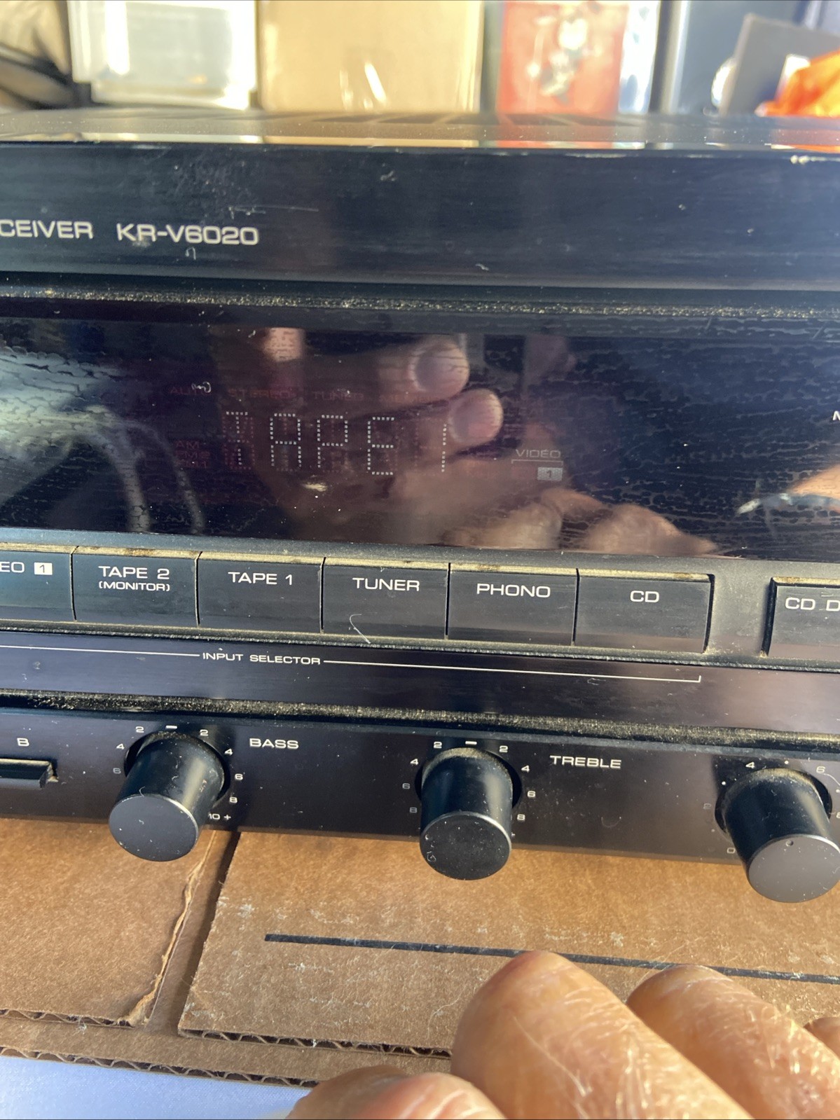 Kenwood KR-V8060 Stereo Receiver No Remote Tested Read Description