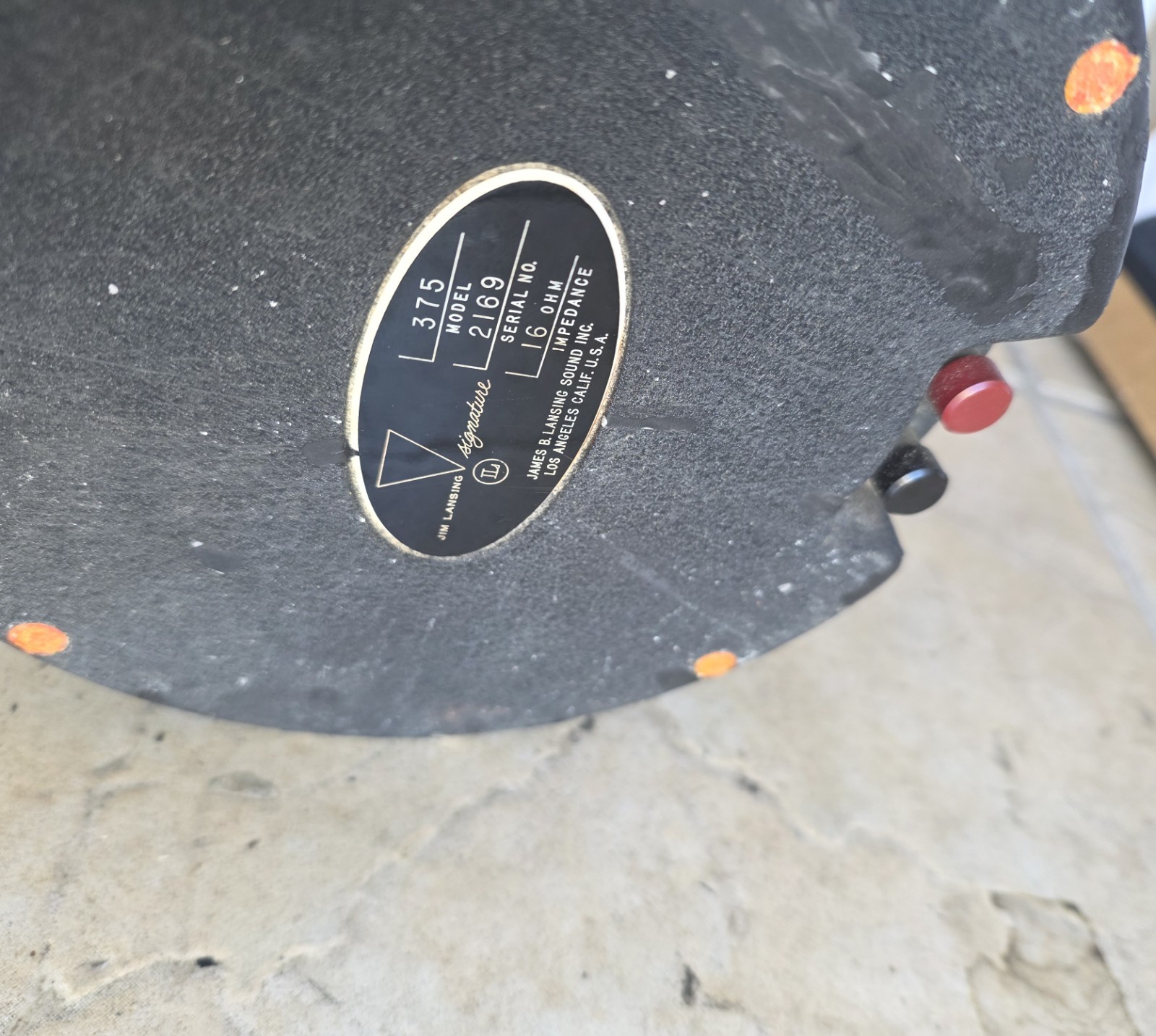 Jim Lansing ( JBL) 375 Driver & h5039 Horn & N500 Crossover Network- Working