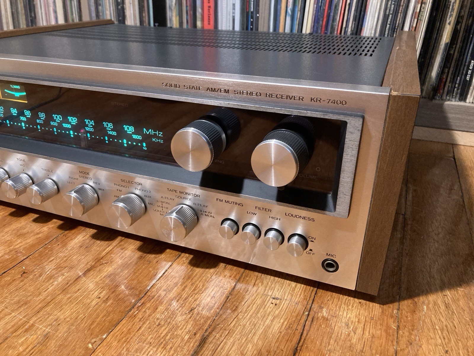 Serviced! Kenwood KR-7400 Vintage Stereo Receiver!