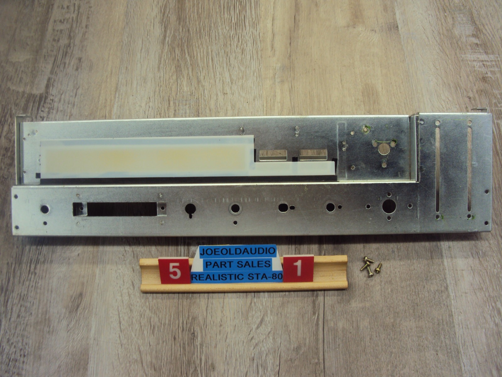 Realistic STA-80 Receiver Sub Front Panel V G Condition Tested Parting Out STA80
